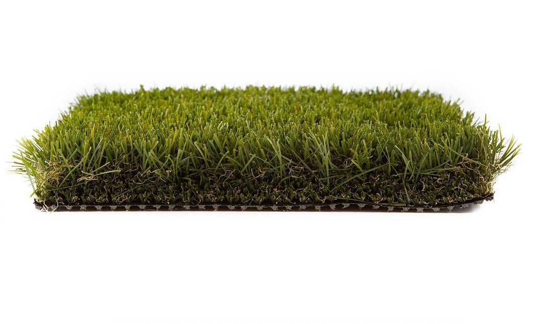 Forest green artificial turf