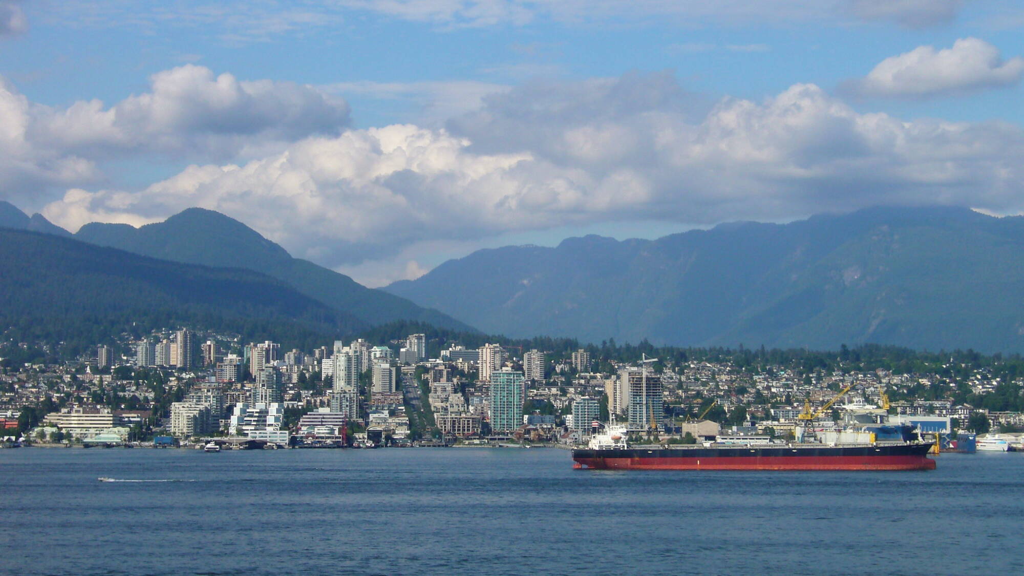 west-vancouver View of West Vancouver across the water from Vancouver